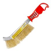 Щетка по металлу проволочная (С пластиковой рукояткой)