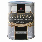 Эмаль износостойкая для бетонных полов «AKRIMAX-PREMIUM», серая 25 кг